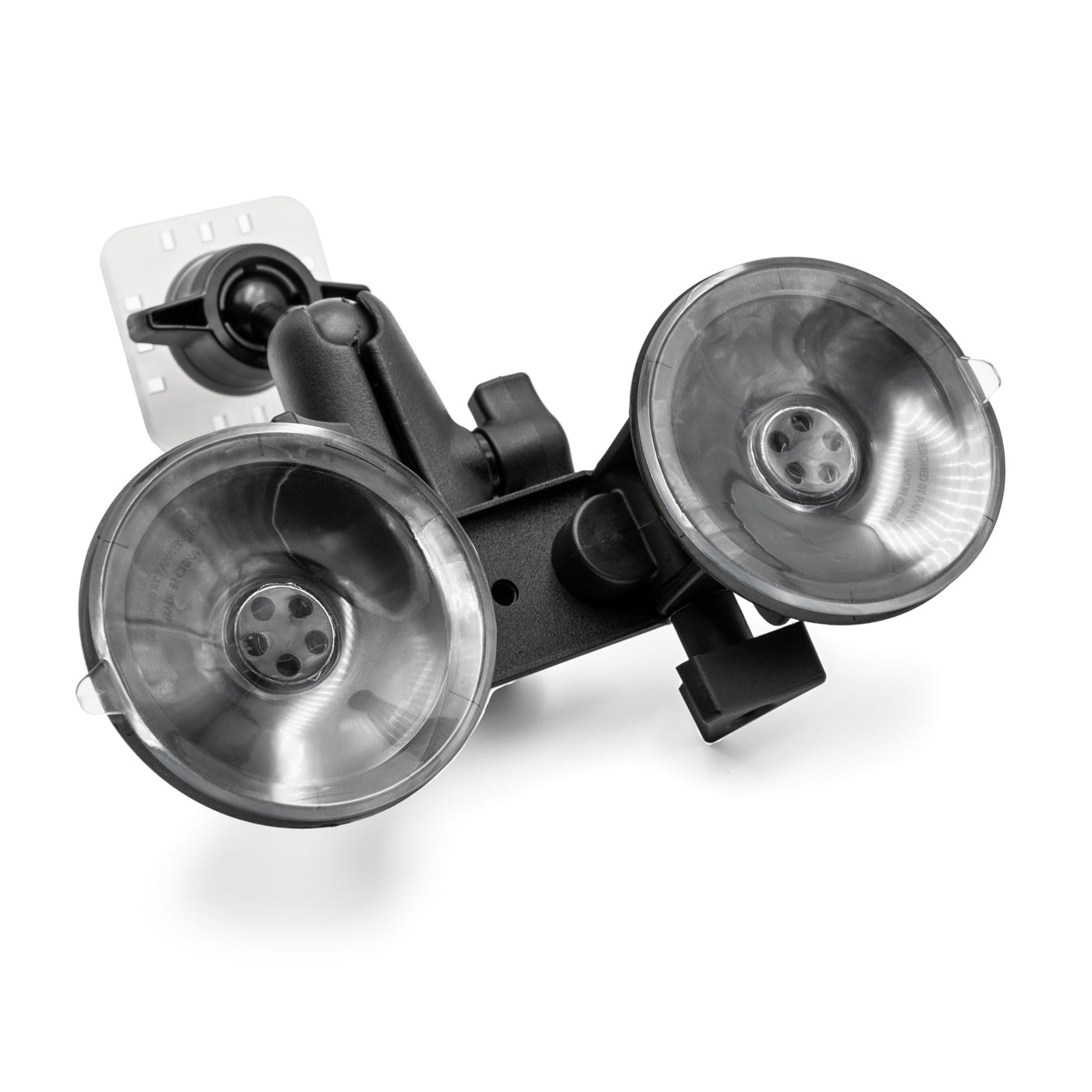 Double Suction Cup Mount - 1-inch Ball Arm