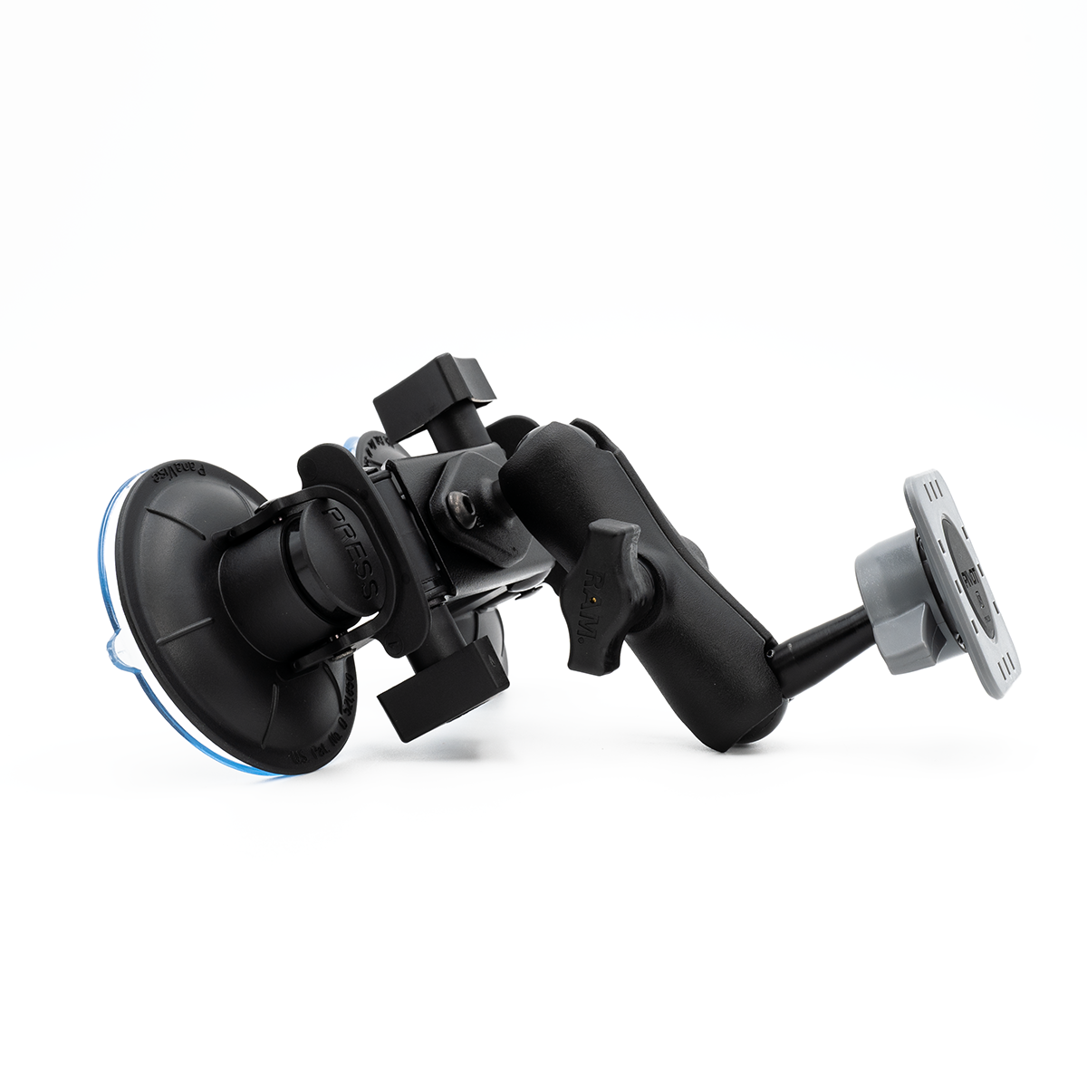 Double Suction Cup Mount - 1-inch Ball Arm