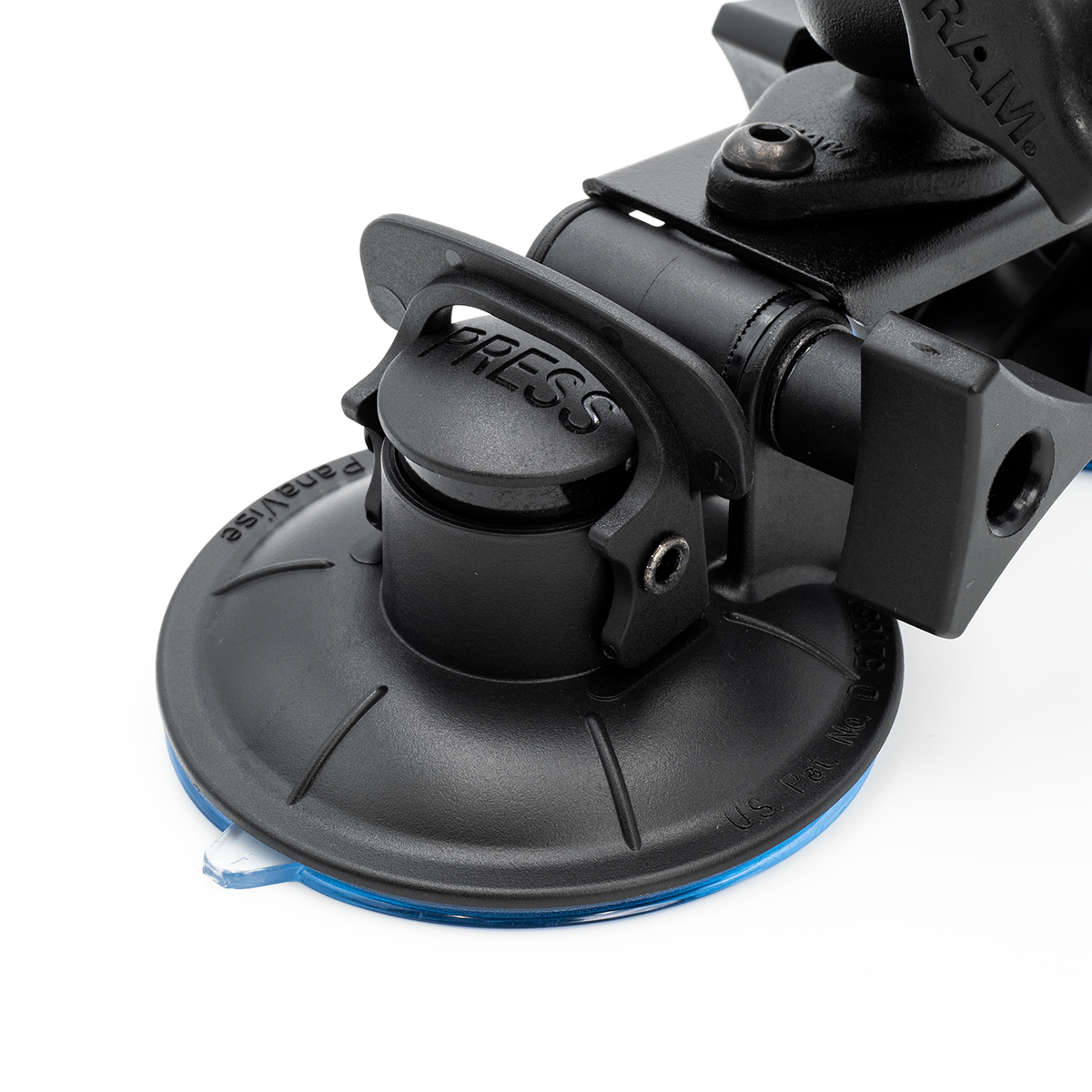 Double Suction Cup Mount - 1-inch Ball Arm