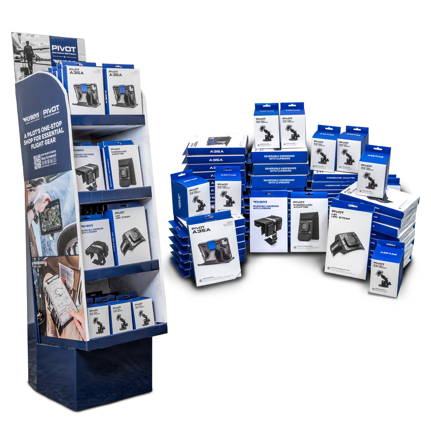 Upright Retail Display Plus 2x Products